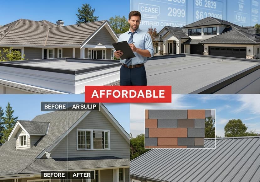 Affordable Roofing Solutions From Certified Contractors