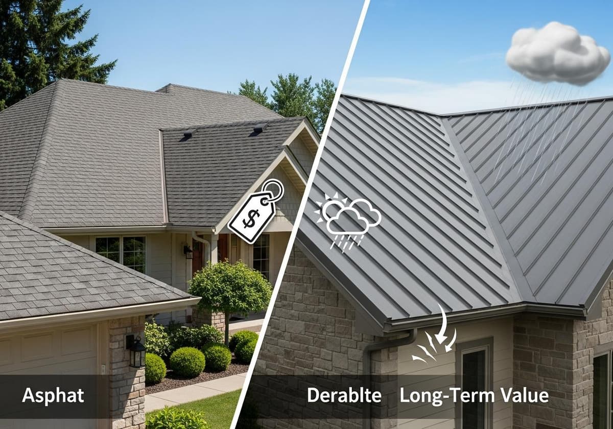 Choosing Between Asphalt And Metal Roofing