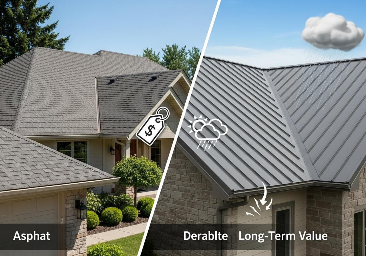 Choosing Between Asphalt And Metal Roofing