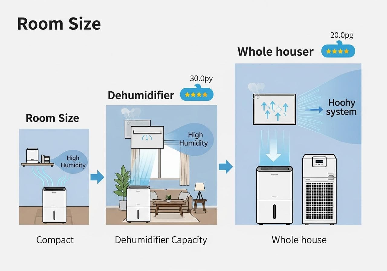 Choosing The Right Dehumidifier Size