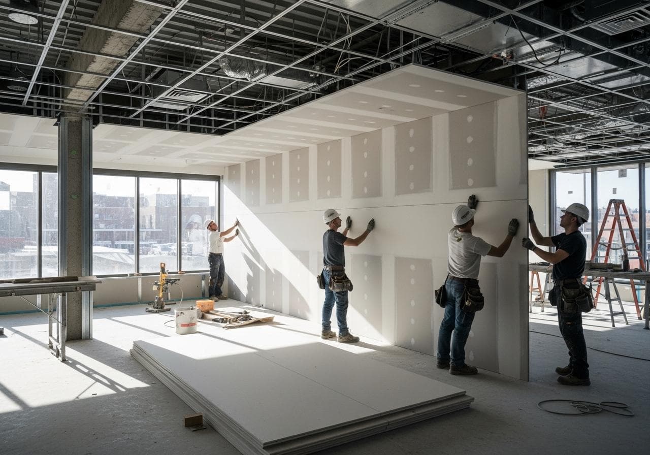 Evaluating Commercial Drywall Contractors For Quality And Cost