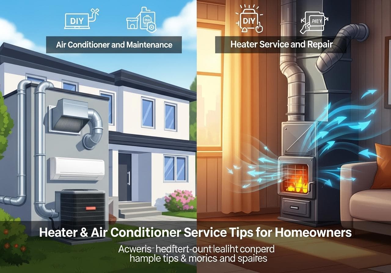 Heater And Air Conditioner Service Tips For Homeowners